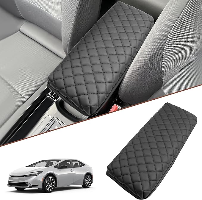 SKTU for 2023 2024 2025 2026 Toyota Prius Accessories Center Console Cover for 2023 2024 2025 2026 Toyota Prius Armrest Cover Prius Limited Accessories 2023-2026 Prius Center Console Cushion (Thicken)