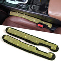 ToBeQueen Yellow Car Gap Filler 2 Pack, Seat Gap Plug Universal Fit for Car SUV Truck, Handmade Crystal Diamond Rhinestone Yellow Bling Car Accessories for Women(Yellow)