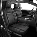 Ahsrnl Seat Covers Fit for Subaru Crosstrek 2016-2025 2026 Full Set Cooling Ice Silk Faux Leather Seat Covers Breathable Seat Cushion Protector（5 Seat,Black）