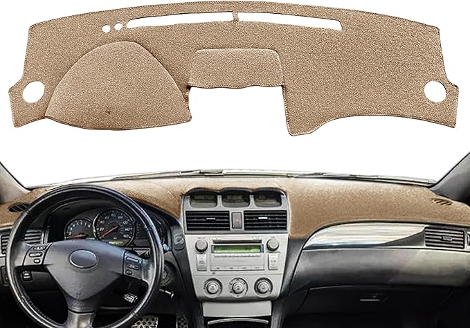 Dash Cover Mat Custom Fit for Toyota Solara 2004 2005 2006 2007 2008, Dashboard Pad Carpet Protector F90 (Beige)