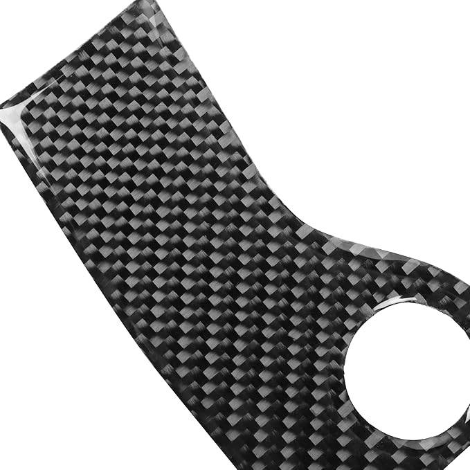 NVCNX Real Premium Carbon Fiber for Chrysler 300 Accessories 2015-2023 2016 2017 2018 2019 2020 2021 2022 S/C/Limited/Touring Car Dash Headlight Switch Panel Cover Interior Trim Sticker Decal 1PC