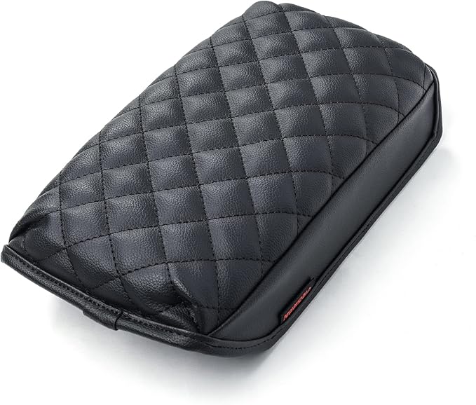 KMMOTORS Center Console Cover Compatible with Kia Sportage QL 2017, 2018, 2019, 2020, 2021, 2022 – Armrest Cushion & Console Protector, Protects from Pet Scratches, Interior Accessories (Black)