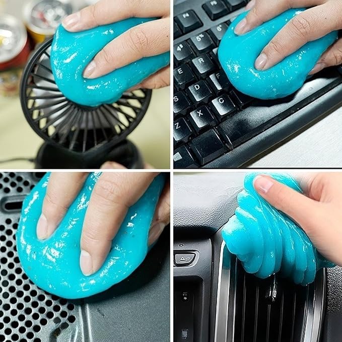 Car Interior Plus Cleaners - Detail Kit For Car Cleaning Gel | Cleaning Gel | Reusable Deformable Jelly Filler For Vehicle Dashboard Air Vents