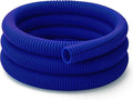 Electriduct Split Wire Loom Tubing Polyethylene Corrugated Flexible Conduit - 1" Nominal Size - 10 Feet - Blue