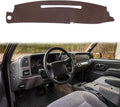 Dash Cover Custom Fit for 1997-2000 Chevy Chevrolet Silverado/GMC Sierra C1500 C2500 C3500 K1500 K2500 K3500, 1997-1999 GMC Yukon/Chevy Tahoe, Dashboard Cover Mat Pad(97-99 Brown)