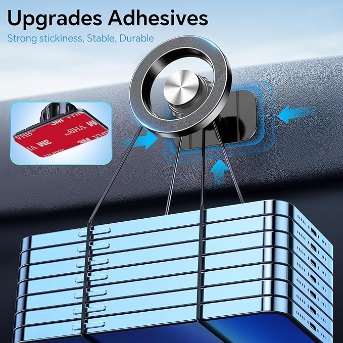 Car Phone Holder for Magsafe Car Mount【Strongest Magnetic】Phone Holders for Your Car Dashboard Air Vent【Hands Free】Cell Phone Automobile Cradles Magnetic Car Phone Mount for iPhone 17 Pro Max 16 15 14
