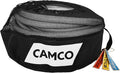Camco Camper & RV Equipment Storage Bag - Features Lined Interior w/Breathable Mesh Top & Barrel Lock Clasp - Includes 3 ID Tags for RV Storage and Organization - 16” in Diameter x 10” Deep (53097)
