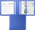 Tavonis Car Registration and Insurance Card Holder，Small Glove Box Organizer for Men and Women，Car and Truck Driver License, Documents, Card Storage Accessories，Blue