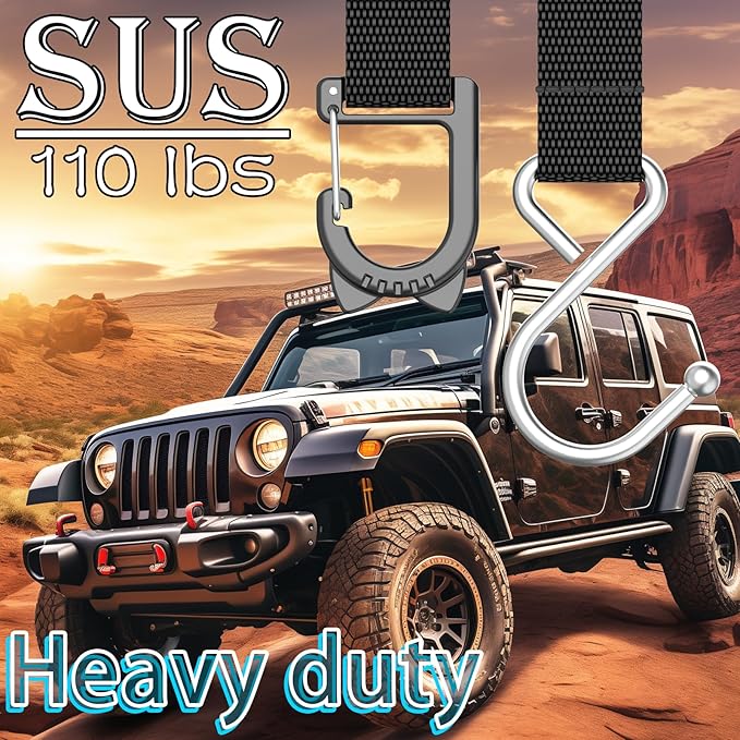QUIDAOSO Car Purse Hook Holder, Car Hooks for Headrest, S-Shaped Heavy-Duty Metal Hooks, A Safe Choice for Parents, 2 Packs.
