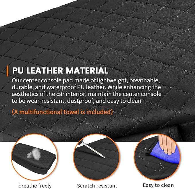 Custom Fit for Center Console Cover Honda HR-V 2023 2024 2025 2026 Armrest Cover Center Console Pad Interior Accessories Car Armrest Seat Box Cover Protector