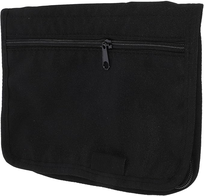Car File Storage Organizer with Multiple Pockets Oxford Cloth Portable Pouch for Car Manual, Pen Holder, Glove Box Storage Bag, Black Interior Accessory for Vehicle