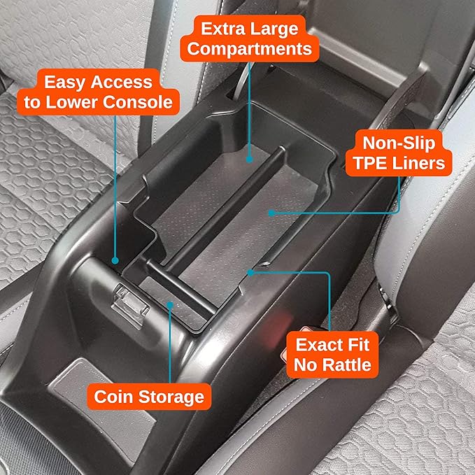 Vehicle OCD - Center Console Tray and Glove Box Organizer for Chevy Colorado/GMC Canyon (2015-2022) - Made in USA - SLX504