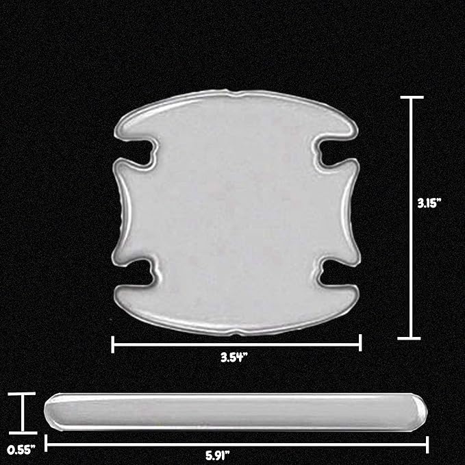 14 PCS Car Door Handle Scratch Protector,Universal Waterproof Anti-Scratches Car Door Cup Protector Transparent 14