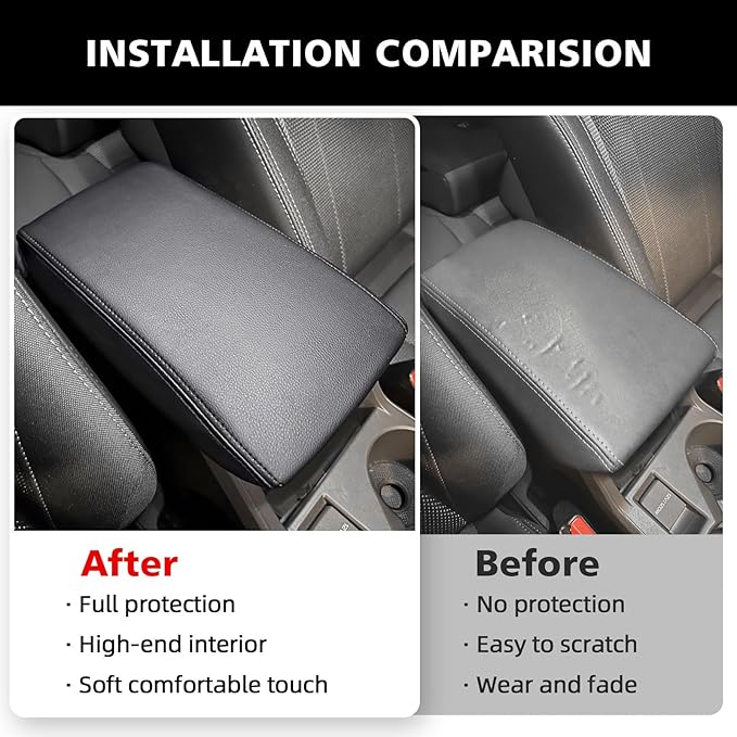 Center Console Armrest Cover Compatible with Subaru Crosstrek/Impreza 2024 2025 2026, Soft Armrest Pad Cover Protector Cushion for Subaru Interior Accessories