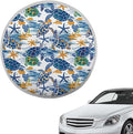 Turtle Steering Wheel Sunshade 17 Inch Car Rudder UV Rays Sun Visor Protector for Most Vehicle Heat Resistant Steering Wheel Cover Summer Essential 2025