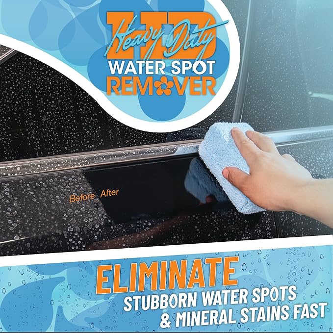 Chemical Guys Heavy Duty Water Spot Remover Gel for Paint, Glass, and Metal - Mineral and Water Spot Remover for Cars, Trucks, Motorcycles, RVs & More - 16 oz (2 pack)
