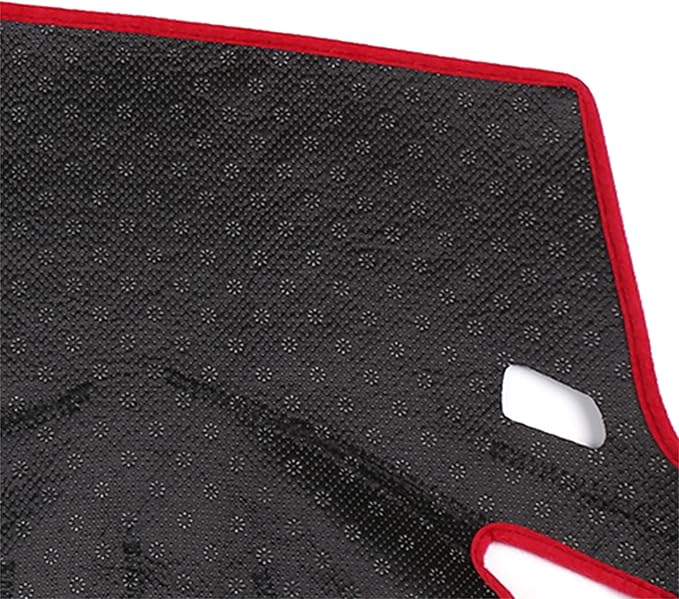 X AUTOHAUX Car Dashboard Cover Nonslip Black Red Sun Pad for Cruze 2011-2014