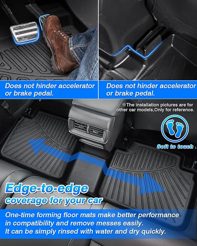 Cartist Floor Mats and Cargo Liner Fit for Toyota Corolla Cross Hybrid (Includes FWD Gas Models) 2022-2025 2026, All Weather Floor Liner and Trunk Mat for Corolla Cross Accessories