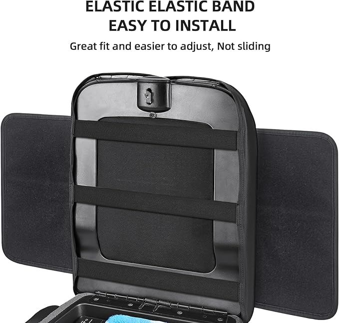 Center Console Cover Fit for 2002-2012 Ram 1500 2500 3500 Jump Seat Console, Comfortable Armrest Protector, Middle Console Cover, Car Arm Rest Cushion with 2 Side Pockets