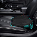 Wedge Car Seat Cushion, Memory Foam Car Truck Coccyx Seat Pillow for Driving - Sciatica and Back Pain Relief - Heightening Wedge Cushions for Car Driver Office Lumbar Tailbone Support