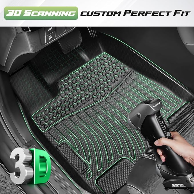 Cartist Floor Mats and Cargo Liner Fit for Nissan Pathfinder 7 Seats 2022-2026 All Weather TPE Floor Mat Pathfinder Accessories Heavy Duty Carpet Protection (Trunk Mat with Backrest Mat+Floor Mats)