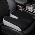 Adult Car Booster Seat Cushion, Memory Foam Wedge Car Seat Cushions for Short People Driving, Portable Driver Seat Cushion to Raise Height 3in for Car Truck Home Office Chair, Black