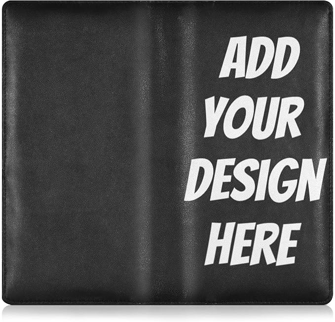 Caihoyu Custom Car Registration and Insurance Card Holder Personalized Leather Glove Box Organize Men Women Wallet Accessories Case for Cards, Essential Document Driver License