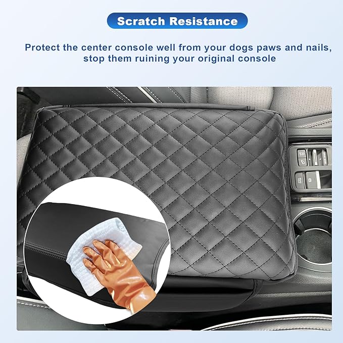 CDEFG 2023-2025 Pilot Center Console Cover for 2023-2025 Honda Pilot/2024-2026 Ridgeline/ 2024-2026 Passport Armrest Cover Middle Console Pad Arm Rest Cushion 2025 Pilot Hybrid Accessories