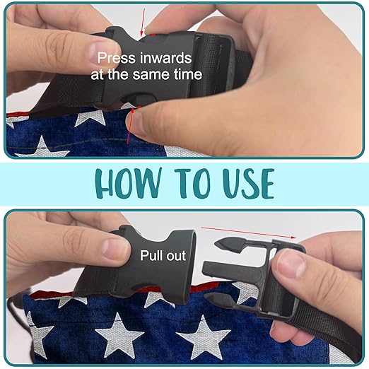 KXWQTRDD Car Trash Bag American Flag and Eagle Leak-Proof Car Garbage Bag with Drawstring Foldable Canvas Trash Bin with Adjustable Buckle for Car Accessories, Travelling, Camping
