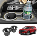 Maxzina Cup Holder Compatible with 2023-2026 Honda Pilot Car Center Console Cup Holder Insert Storage Box Interior Armrest Organizer for 2024-2026 Honda Ridgeline&Passport Accessories (Grey)