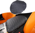 Upgraded Car Center Console Pad Compatible with Corvette C7 Stringray 2014-2019 Car Armrest Seat Box Cover,Carbon Fiber PU Leather Auto Armrest Cover Protector Interior Accessories (Black)