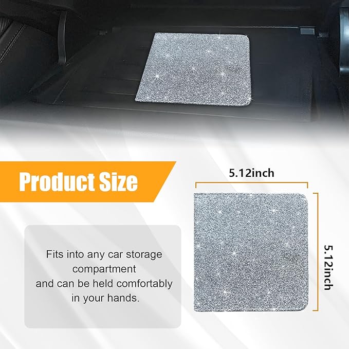 Kewucn Car Registration and Insurance Holder, Leather Auto Glove Box Organizer, Vehicle Compartment Accessories Case for Cards, Driver License & Essential Documents