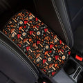 Red Mushroom Car Center Console Cushion Pad Protector Arm Rest Car Comfortable Auto Fashion Auto Interior Armrest Console Accessories Fit Most Cars, Truck, SUV, or Van