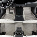 Luxury car Floor mats are for 99% of Vehicle Models,All Weather car Floor mats Provide Comprehensive Protection for Vehicles,Floor mats for car Personalized Customization! (Grey Rice)