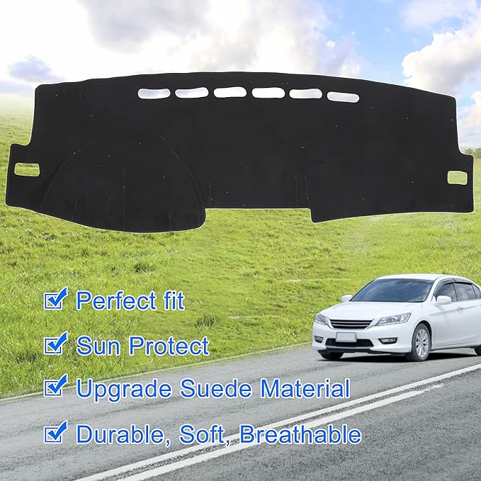 X AUTOHAUX Car Dashboard Cover Nonslip Mat Protector Pad Carpet for Toyota Corolla 2009 2010 2011 2012 2013