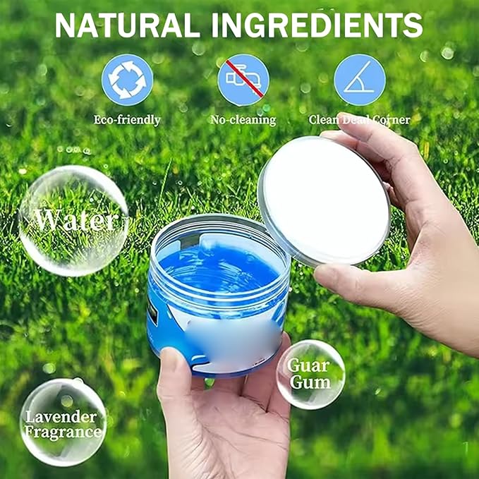 2-Pack Car Cleaning Gel, Auto Detailing Putty for Vents & Crevices, Reusable Dust Remover for Car Interiors Cleaning Gel Putty for Cleaner