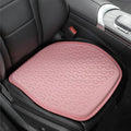 Thin Gel Seat Cushion for Car Seat, Office Chair, Wheelchair, Golf Cart - Non-Slip Car Seat Cushions with 0.7 Inch Gel - Sciatica & Coccyx Pain Relief (Fabric, Pink)