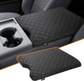 Center Console Cover Compatible with Ford F150 2015-2025,2017-2025 F250 F350 F450 with 40/20/40 Jump Seat Armrest Accessories, Leather Armrest Cover Protector (Jump Seat Console Only)