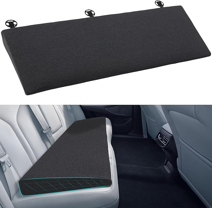 BALAPET Car Seat Wedge Cushion Car Back Seat Gap Filler is Used to Fill The Rear Seat of The Car to Adjust The Flatness of The Seat,Comfortable to Sleep, Suitable for Car Backseats,Truck Trunks,Camp