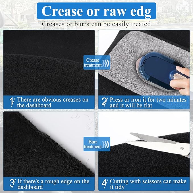 LivTee Dash Mat Dashboard Cover, Fits for Tesla Model Y Model 3 2017 2018 2019 2020 2021 2022 2023, Dashboard Decorative Pad Carpet, Interior Auto Accessories