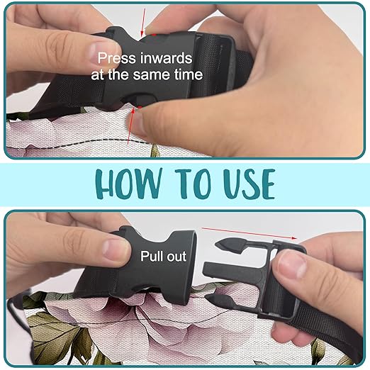 KXWQTRDD Car Trash Bag Pink Peonies and Green Leaves Leak-Proof Car Garbage Bag with Drawstring Foldable Canvas Trash Bin with Adjustable Buckle for Car Accessories