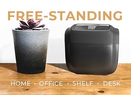 VViViD Automotive Trash Can, Pack of 2, with 60 x Replacement Trash Bags, Clip onto Car Door, Seat Back Pocket, Or Free-Standing Home, Office