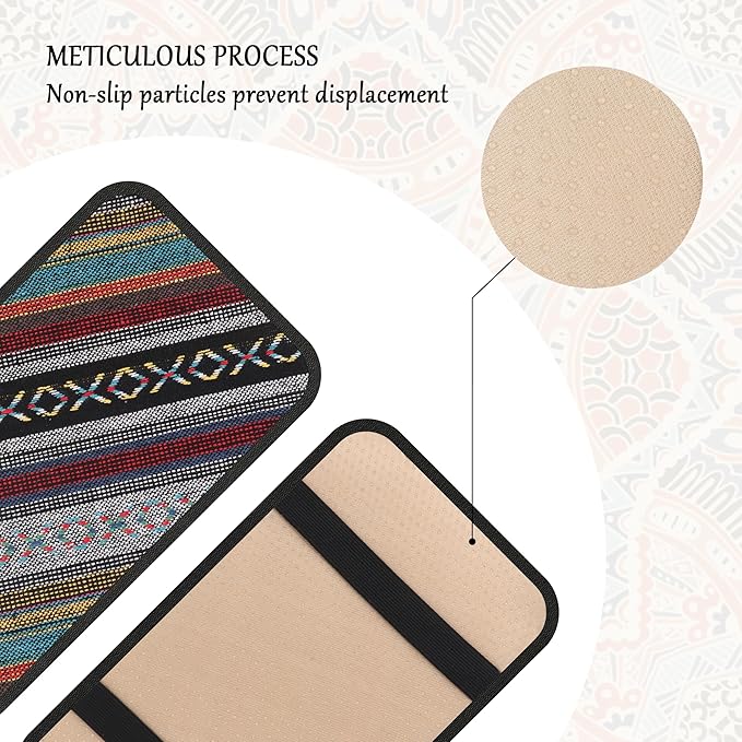 Car Center Console Cover,Boho Car Accessories Car Armrest Box Pad for Comfortable Support,Universal Armrest Cover for Car Truck SUV Center Console,Car Decorations Interior Aesthetic (Armrest cover-A)