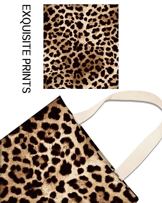 ANKVRP Car Trash Can, Durable Hanging Car Trash Garbage Bag, Cute Automotive Garbage Cans Organizer, Cute Leopard Skin