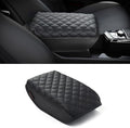 KMMOTORS Compatible with Kia Sportage(NQ5), 2023-2025 Center Console Cover Black, Armrest Cushion, Car Accessories for Sportage NQ5, Vegan Leather, Protect from Scratch, Pet Claws