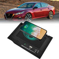 KEWISAUTO Car Wireless Charger for Nissan Altima 2019-2024 2023 2022 2021 L34 Accessories, USB-A USB-C Phone Wireless Charging Pad Mat for Altima S/SL/SV/SR VC-Turbo/Platinum VC-Turbo/Edition One