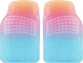 Carbella Automotive Floor Mats for Cars, 2 Piece Car Floor Mats, Trim-to-Fit All Weather Clear Car Mats for Auto Truck Van SUV, Car Floor Mats for Women - Sunset Aura