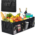 MIU COLOR Trunk Organizer for Car, Car Organizer, 12 Pockets Trunk Organizer for SUV, Durable Oxford, Non-Slip Bottom, Trunk Storage Organizer for Sedans, Van, Jeep, Grocery, Large 3 Compartments