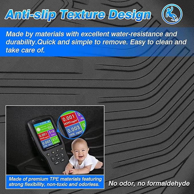Cartist Floor Mats Custom Fit for Toyota Camry 2025 2026 All Weather Floor Liners for Camry Accessories Heavy Duty TPE Waterproof