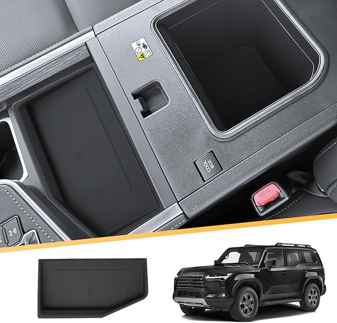 GX 550 Silicone Pad Center Console Wireless Charging Pad Mat for 2024 2025 GX 550 Non-Slip Pad GX550 Liner 2024 2025 GX 550 Accessories GX 550 Center Console Liner[Not for Cool Box Model]